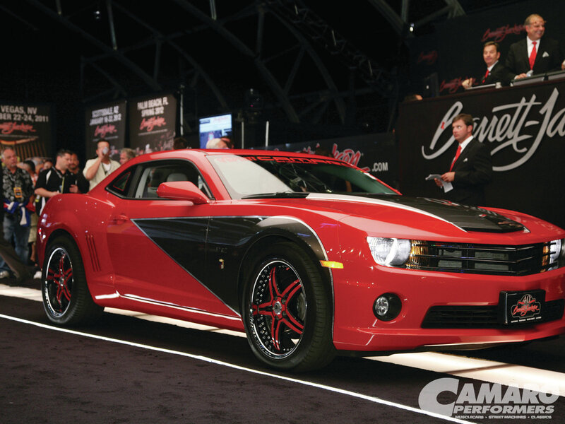 Red Camaro Car — Dramatic, Photograph, People