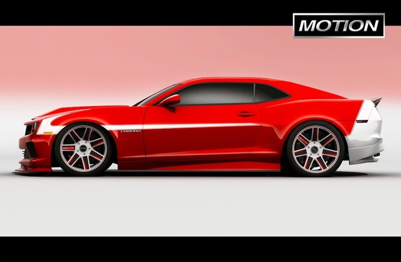Red Camaro Car — Dynamic