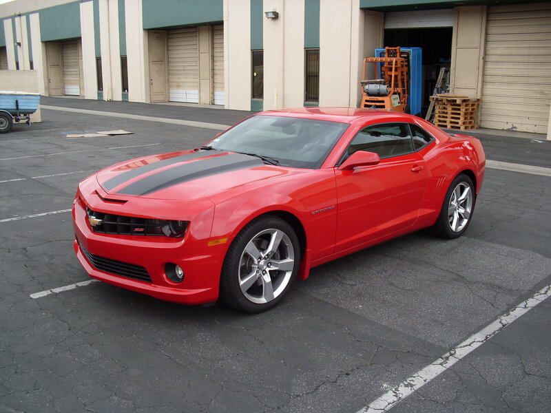 Red Camaro Car — Neutral, Afternoon