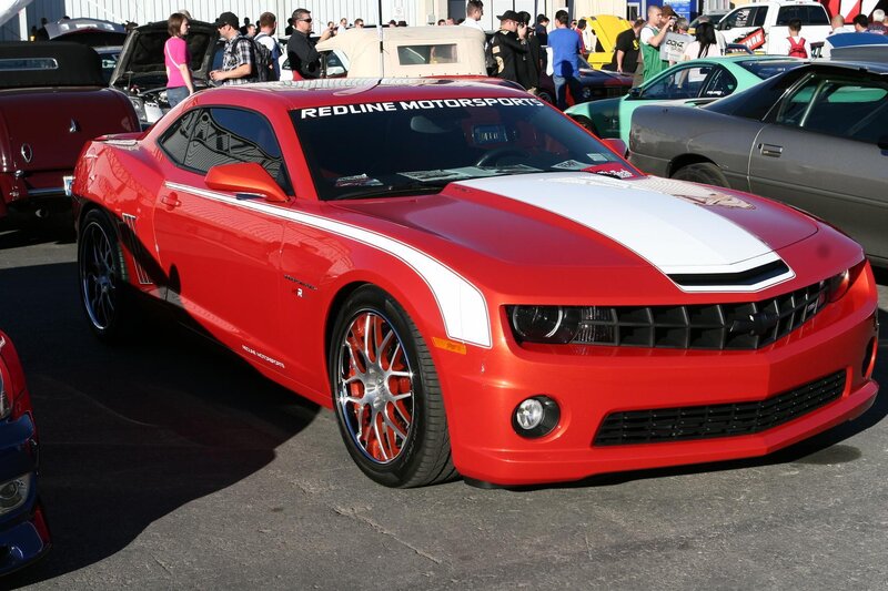 Red Camaro Car — Outdoor, Afternoon