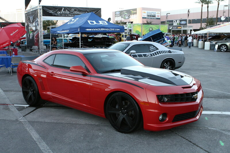 Red Camaro Car — Outdoor