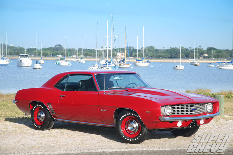 Red Camaro Car — Serene