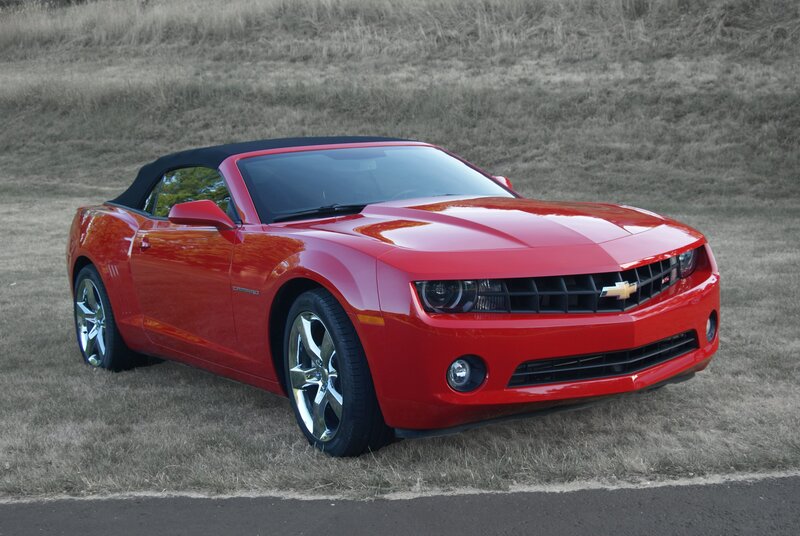 Red Camaro Convertible — Calm, Afternoon