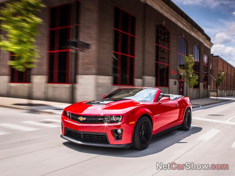 Red Camaro Convertible — Dynamic