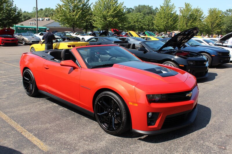 Red Camaro Convertible — Outdoor, Afternoon