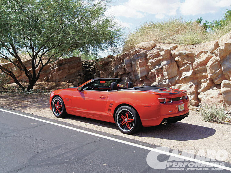 Red Camaro Convertible — Serene