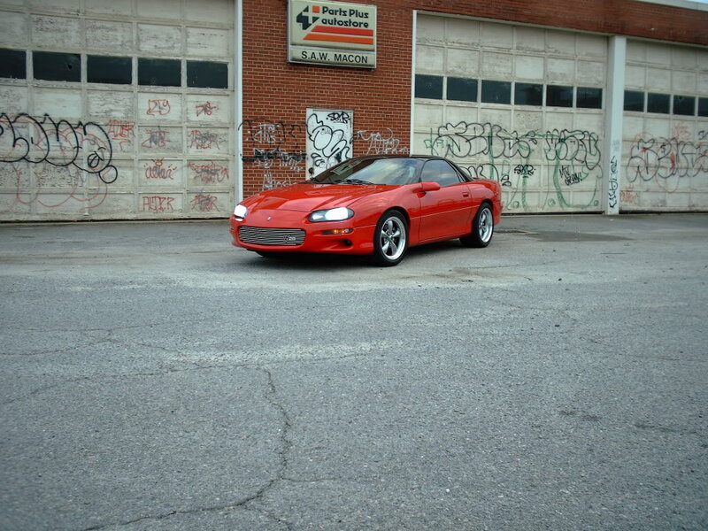 Red Camaro Convertible — Urban