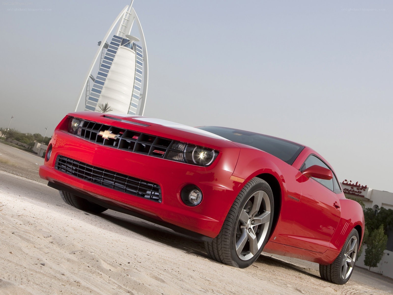 Red Camaro in Dubai