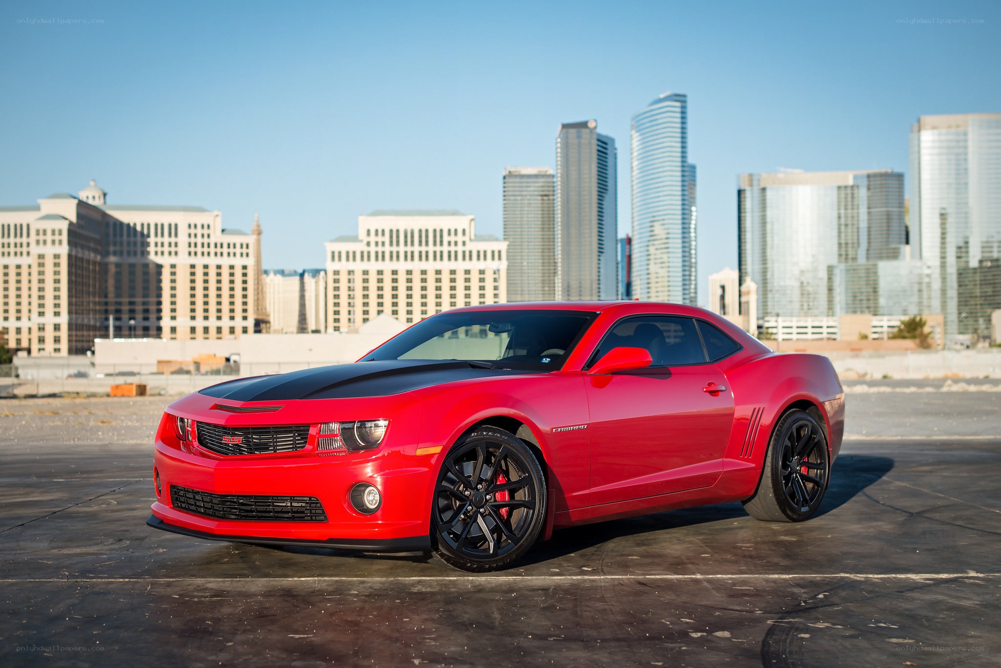 Red Camaro in Las Vegas