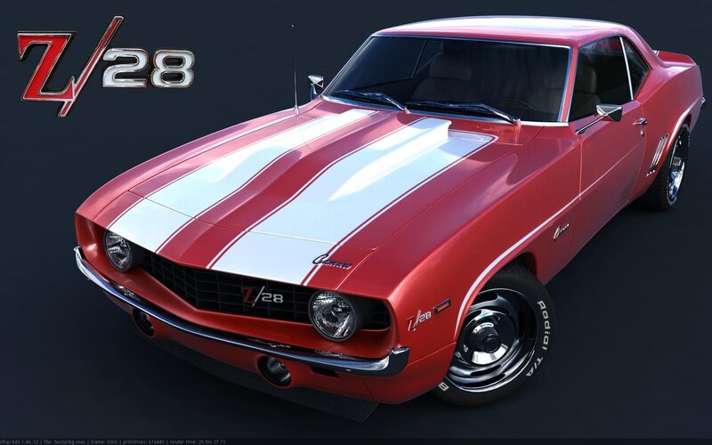Red Camaro Z/28