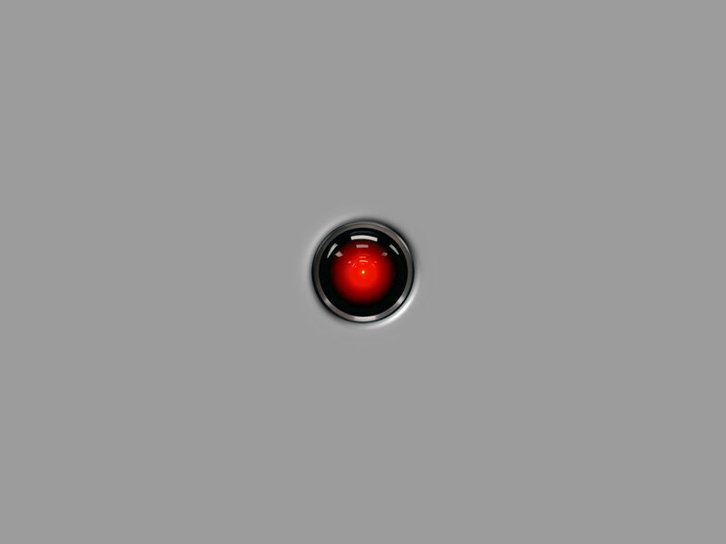 Red Camera Lens — Gray