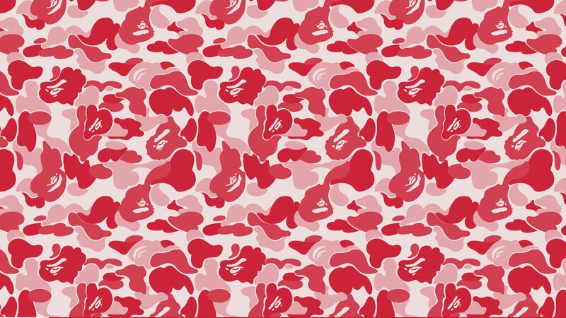Red Camouflage Pattern