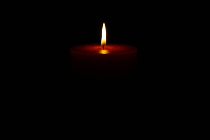 Red Candle Flame