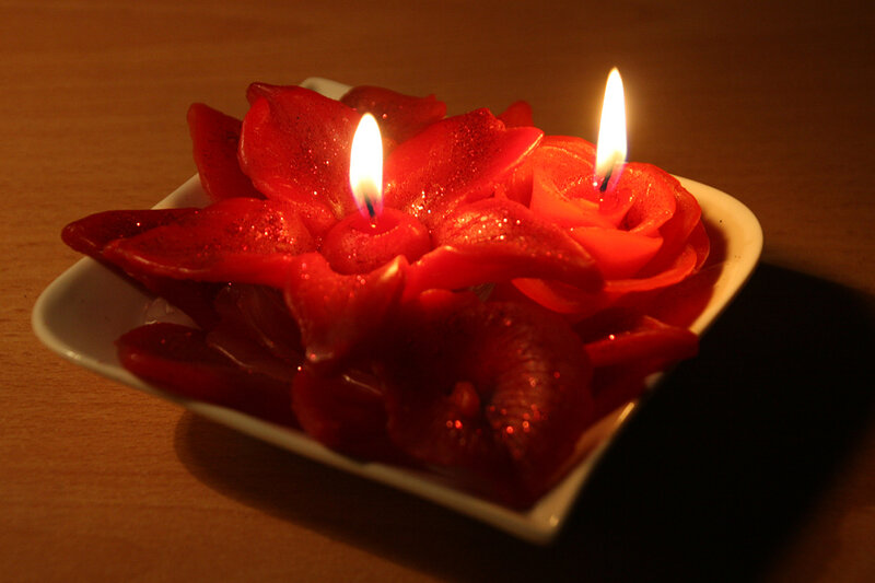 Red Candle Flowers