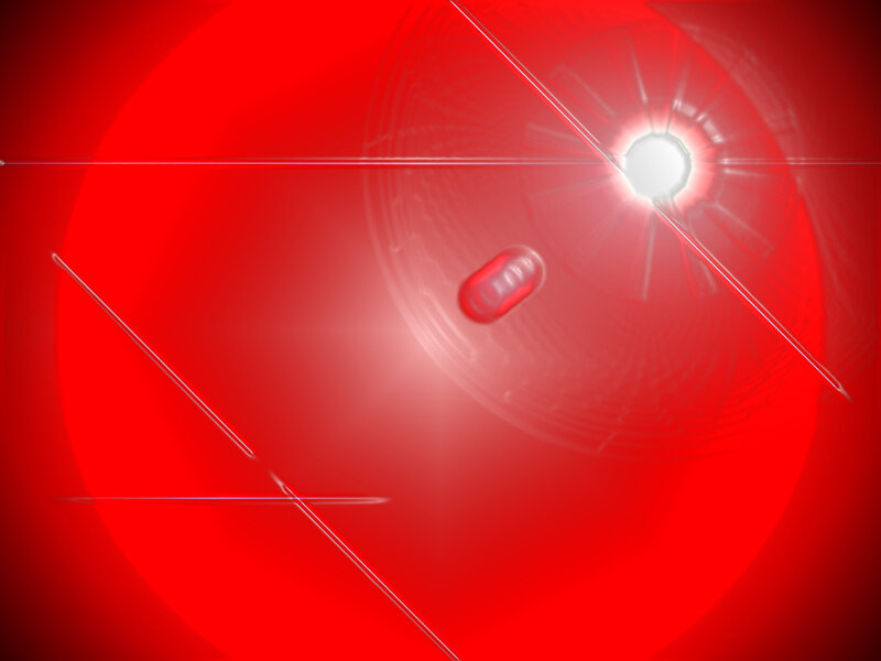 Red Capsule in Light