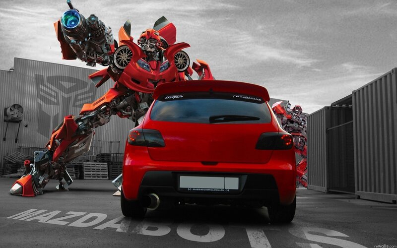 Red Car and Robot