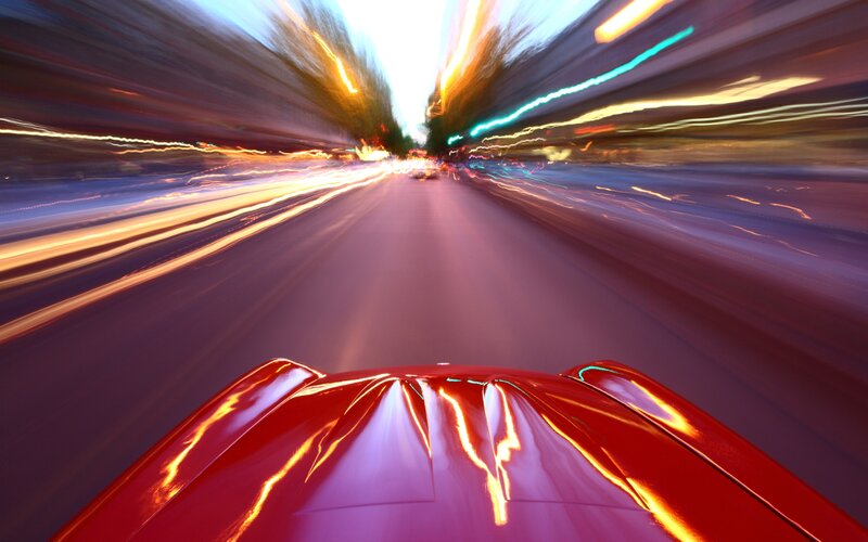 Red Car Dashboard