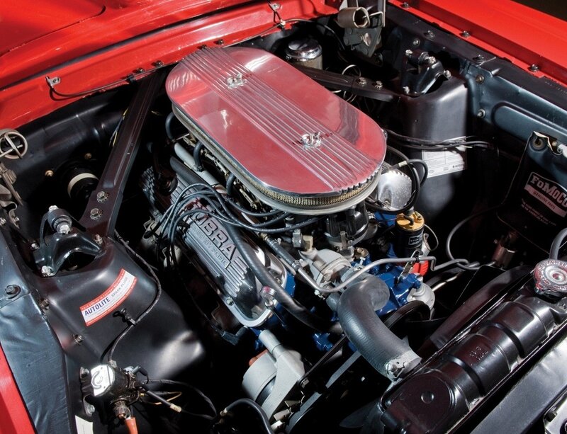 Red Car Engine — Mechanical, Photograph