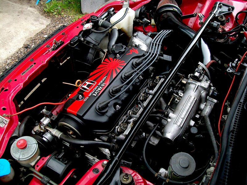 Red Car Engine