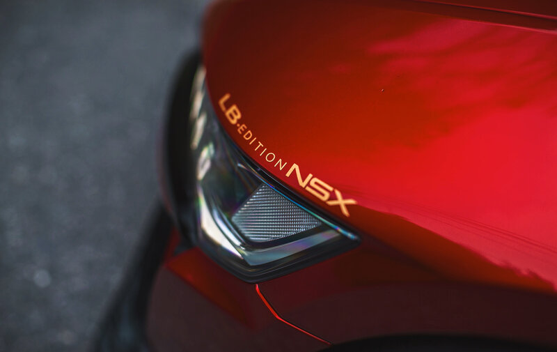 Red Car Front — Dramatic
