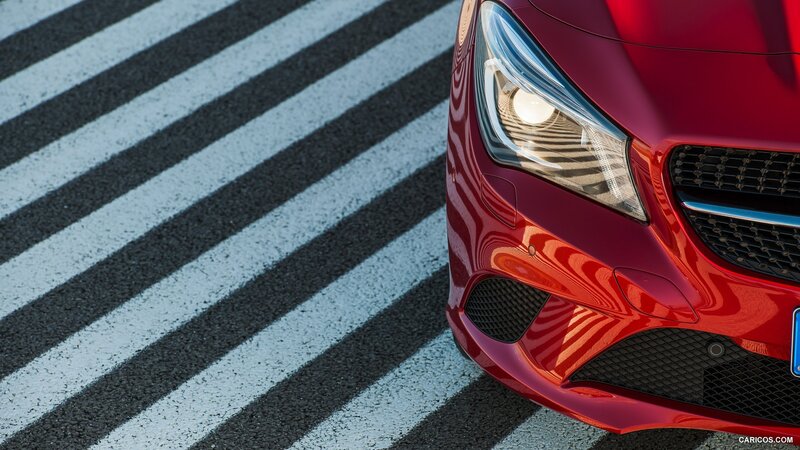 Red Car Front End — Dramatic, Afternoon