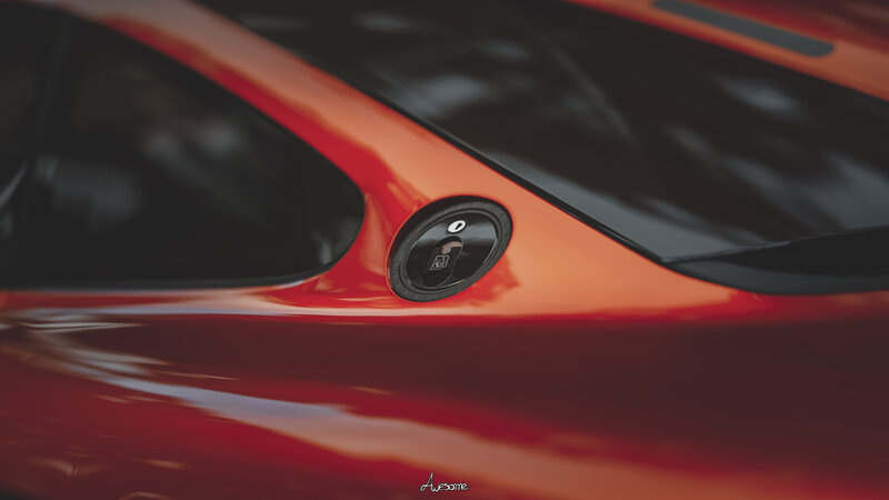 Red Car Fuel Cap