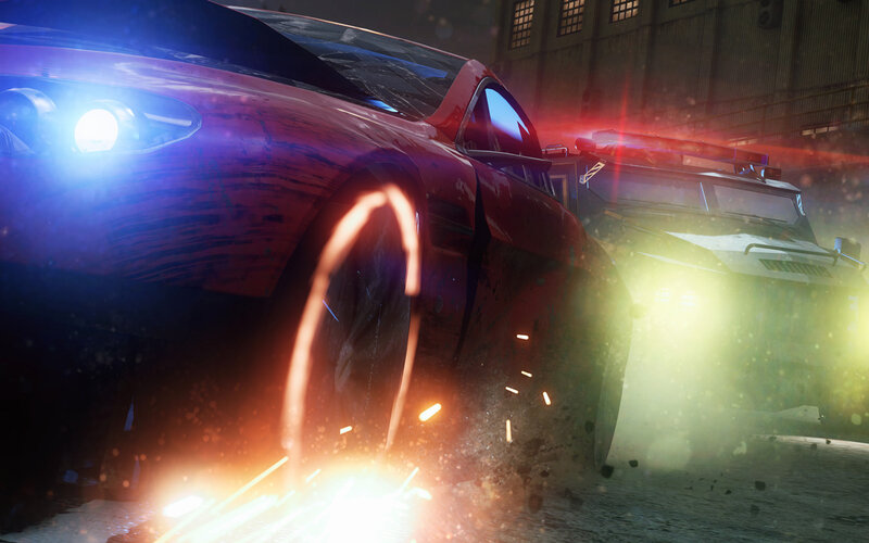 Red Car in Collision
