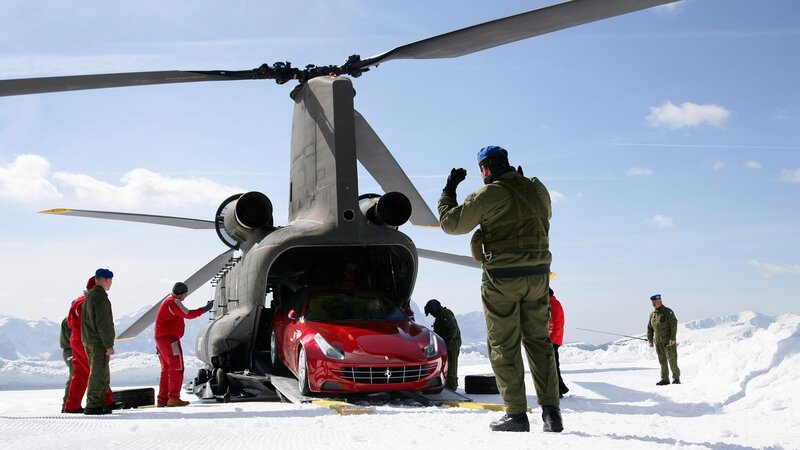 Red Car in Helicopter — Active