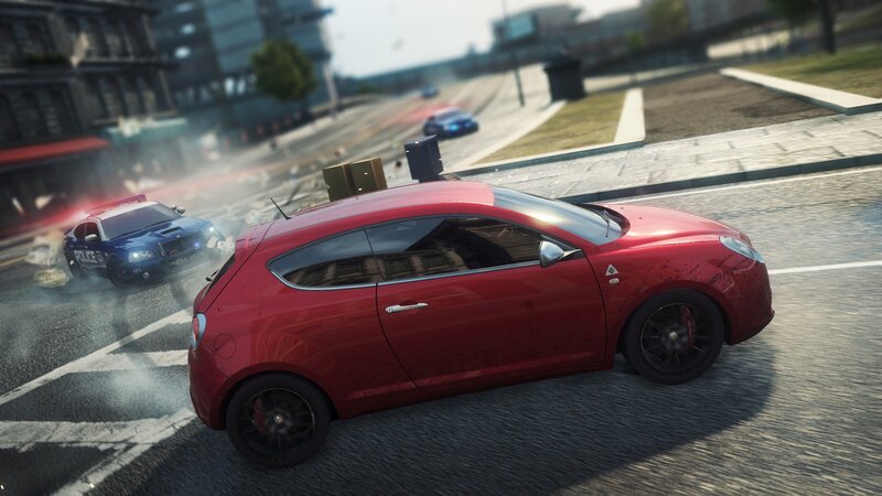 Red Car in Pursuit — Chaotic