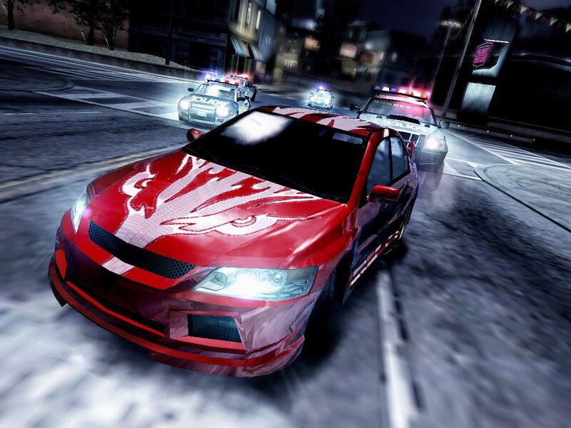 Red Car in Pursuit
