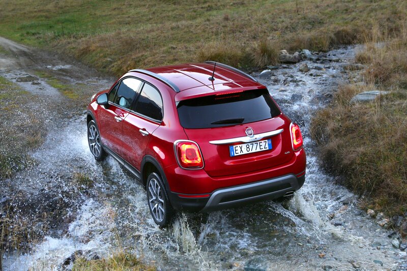 Red Car in Stream