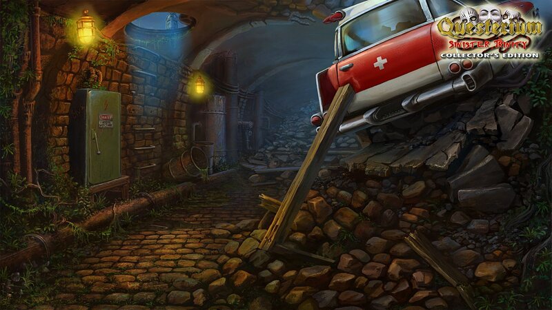 Red Car in Tunnel — Brown