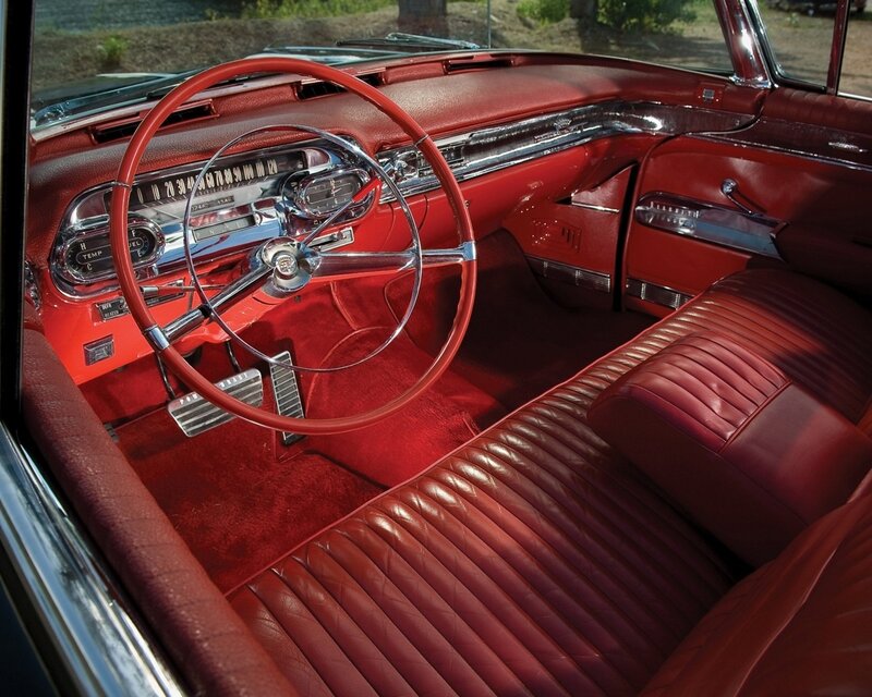 Red Car Interior — Classic, Afternoon