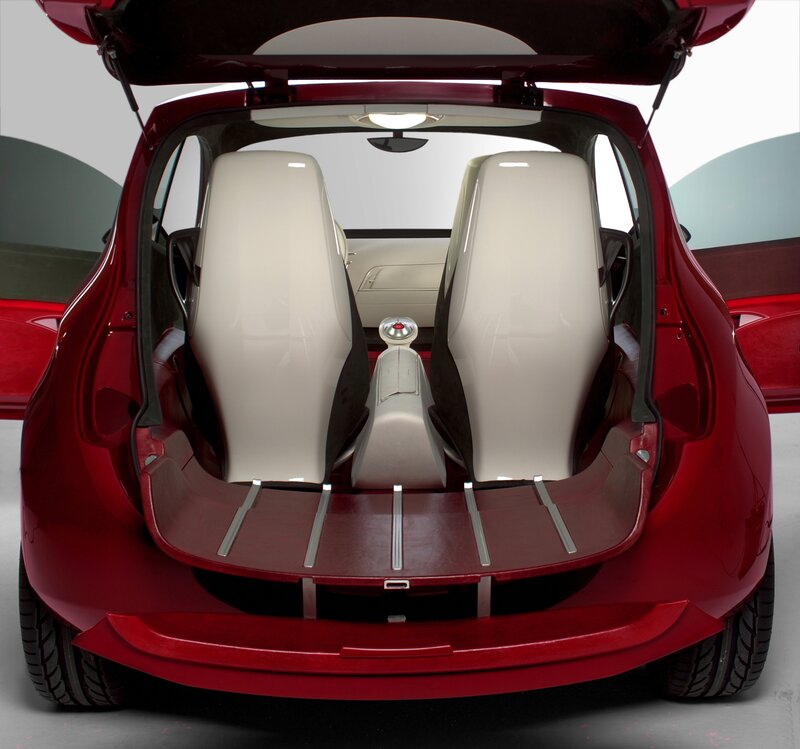Red Car Interior — Clean