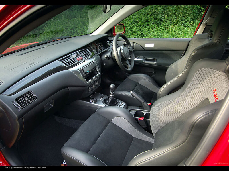 red car interior dashboard