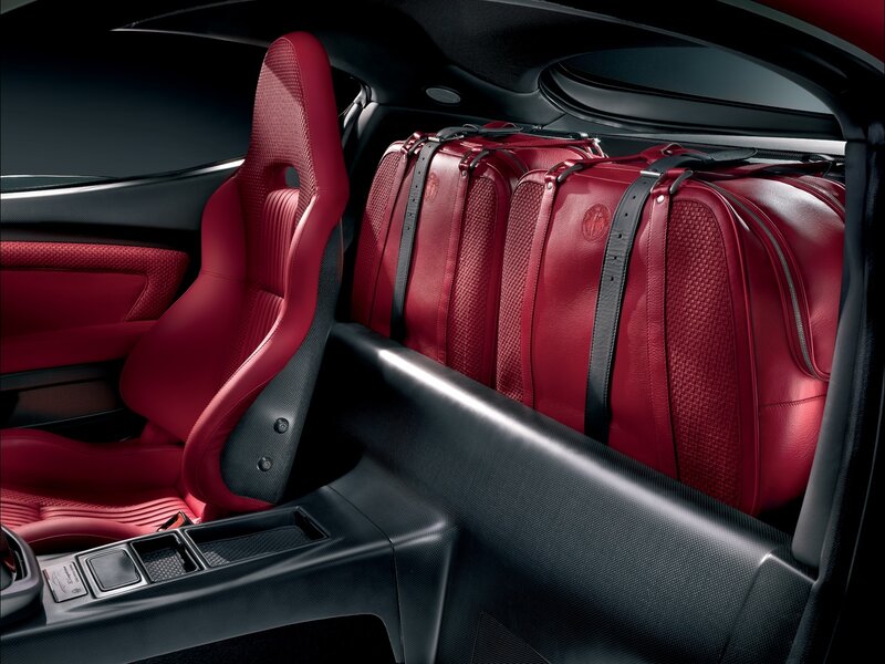 Red Car Interior — Dramatic, Photograph, Seat