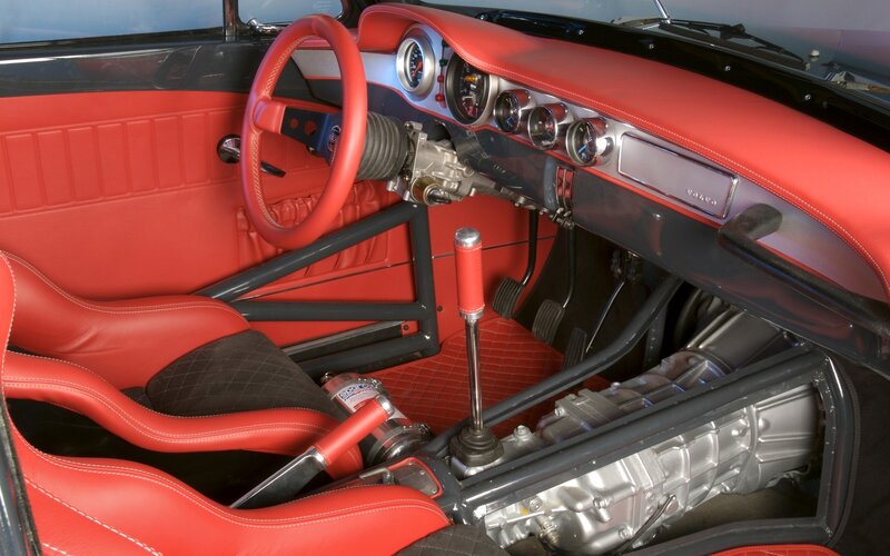 Red Car Interior — Mechanical