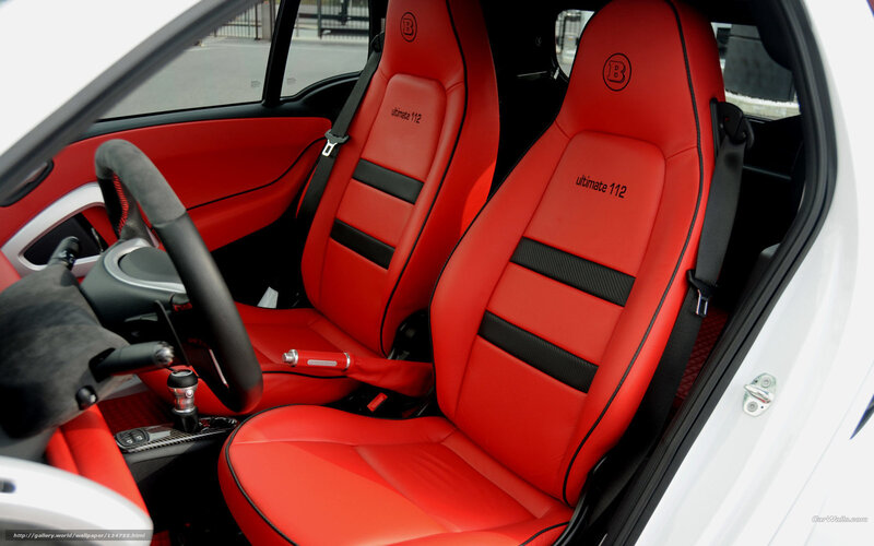 Red Car Interior — Modern, Photograph