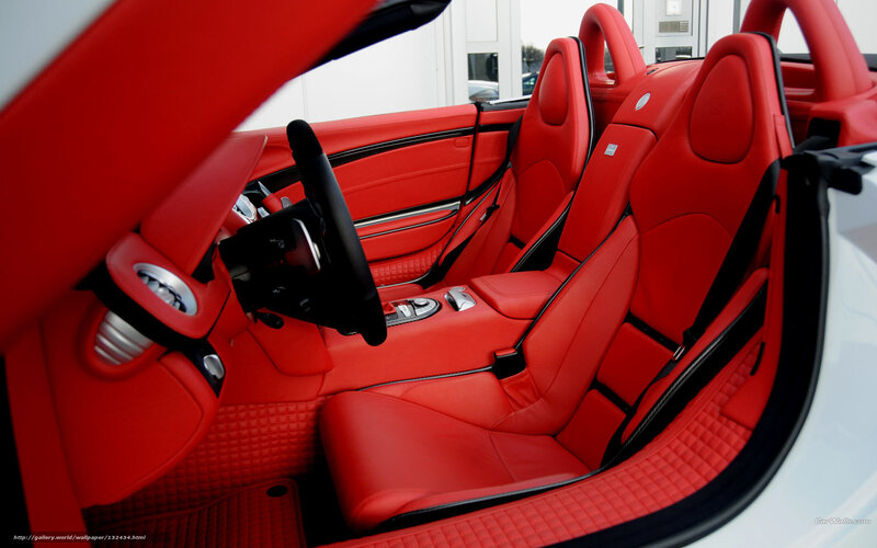 Red Car Interior — Modern