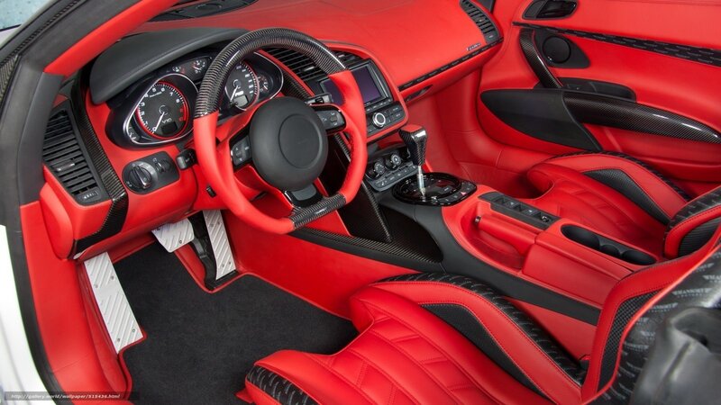 Red Car Interior — Sporty