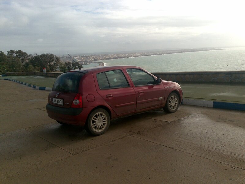 Red Car on Overlook
