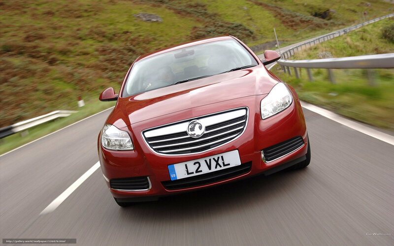 Red Car on Road — Dynamic, Photograph