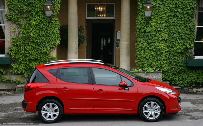 Red Car Parked Outside
