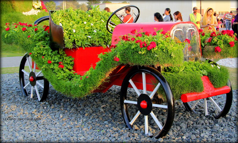 Red Car Planter