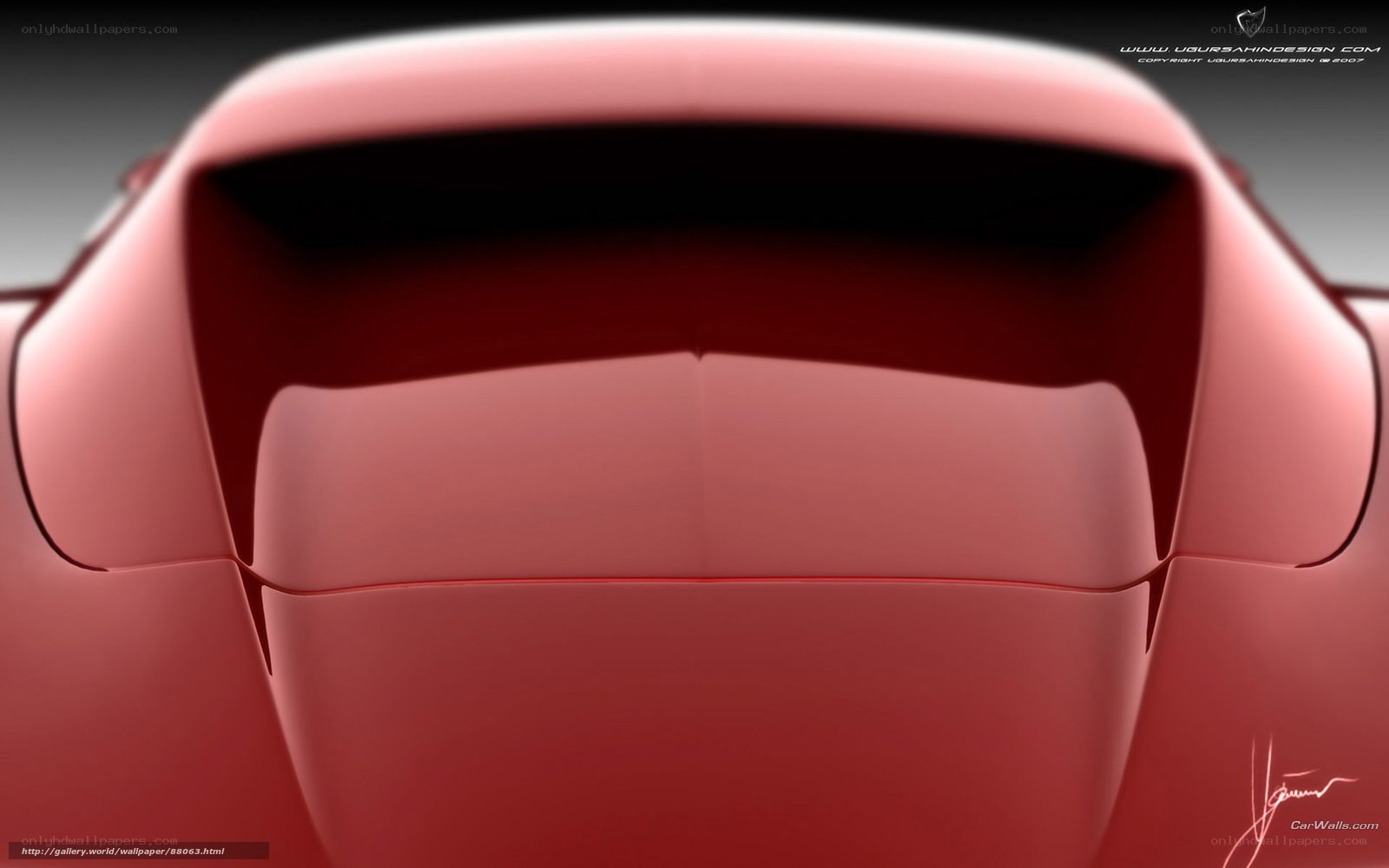 red car rear design