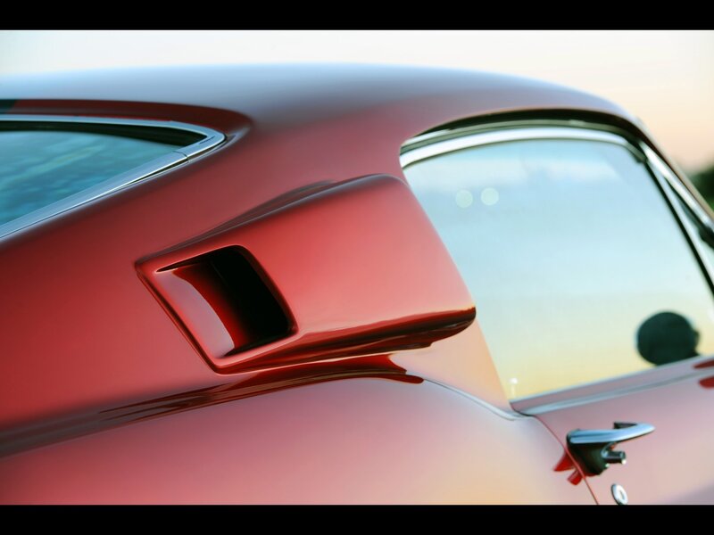 Red Car Rear Window