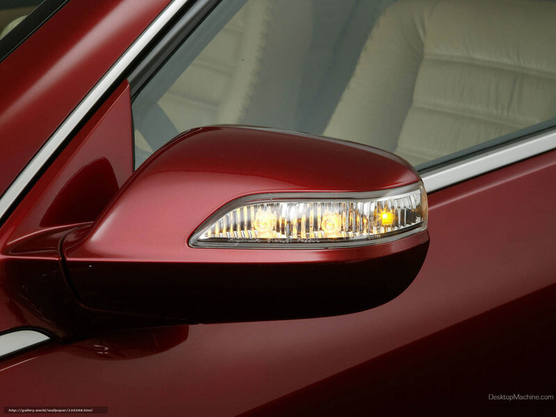 Red Car Side Mirror — Neutral