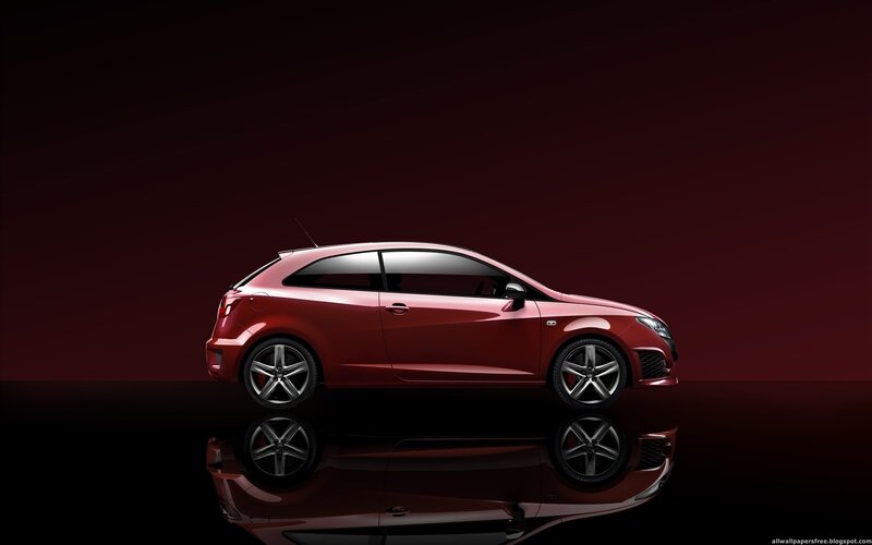 red car side profile