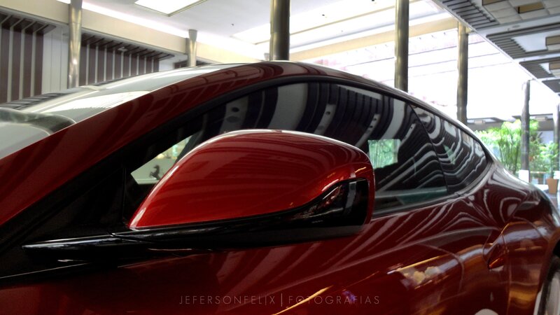 Red Car Side View — Calm