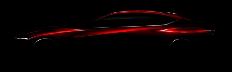 Red Car Silhouette — Black